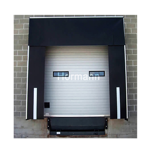Production d'abri <span class=keywords><strong>de</strong></span> quai bon marché Poteaux en tissu PVC résistant à l'usure avec lignes d'avertissement joints <span class=keywords><strong>de</strong></span> <span class=keywords><strong>porte</strong></span> mécaniques <span class=keywords><strong>de</strong></span> cadre en alliage d'aluminium - Product Image 1
