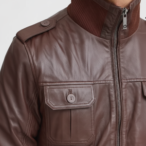 <b>Mens</b> Leather <b>Jacket</b> Wholesale Price Pu Leather <b>Jacket</b> <b>Men</b> Fashion Leather <b>Jacket</b> leather <b>Jacket</b> in Best Price - Product Image 1