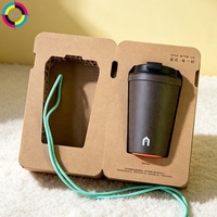 Boîte cadeau en papier kraft nid d'abeille écologique avec logo personnalisé, boîte en carton ondulé antichoc pour bouteille, cosmétique, emballage artisanal