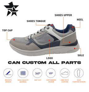 Высококачественные дизайнерские кроссовки Feng Men's: индивидуальный дизайн, стильные прогулочные кроссовки в стиле Dad Shoes, на шнуровке, с сетчатым верхом, комфортные и модные. - Product Image 2