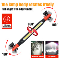 Lampes d'inspection magnétiques sans fil LED COB portables, ABS, camping, réparation automobile, garage, urgence, lampe torche rechargeable par USB
