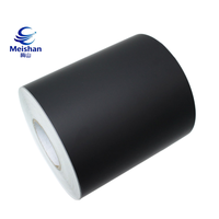 Ruban de protection lumineuse noir en PET Meishan, résistant aux hautes températures, mat, simple face, sans résidu, pour bandes LED et scellage de sacs