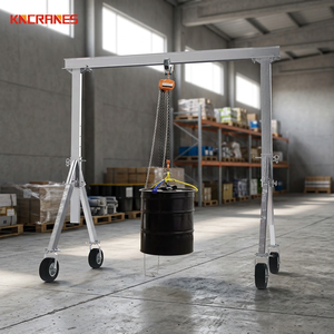 Grue portique mobile en aluminium légère et réglable en hauteur, capacité 500 kg - 1000 kg - Product Image 1