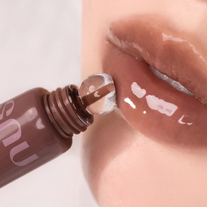 Nuse Reju <b>Lip</b> <b>Gloss</b> 08 Hush Brew 10.5g Liquid Glossy Hydrating Moisturizing - Product Image 3