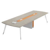 Table de bureau pour 6 personnes, vente en gros d'usine, commande en gros acceptable pour l'espace de travail du personnel
