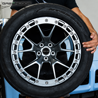Jantes en aluminium forgées GREENLOOP 17X10.5 pour voitures de course, Beadlock, pour BMW, Benz, Audi, Corvette, Supra, déport 40, PCD 5X112