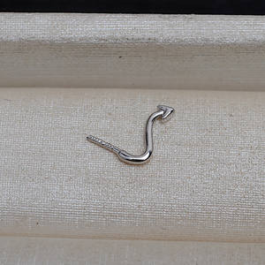 Accessoire en argent S925 fait main, queue de petit diable, baroque, DIY, polyvalent, plateau creux en perle extraterrestre, 4139 - Composants de bijoux - Product Image 3