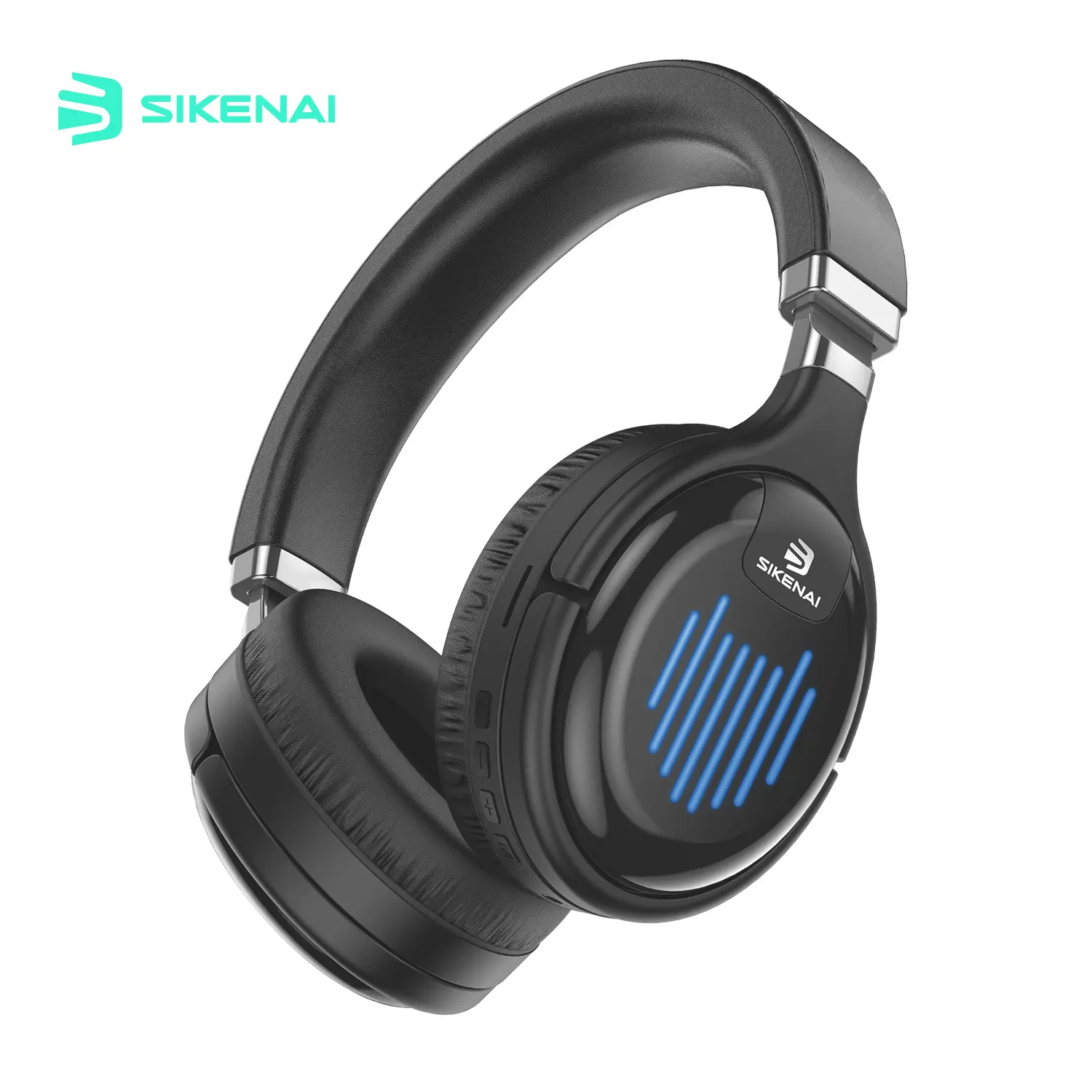 Sikenai-auriculares inalámbricos para Gamer, cascos de alta calidad, plegables, BT