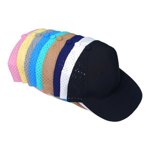 Cappello da camionista a 6 pannelli bianco all'ingrosso con foro maglia traforata 10 colori disponibili sport Unisex berretto da Golf Gorras - Product Image 4