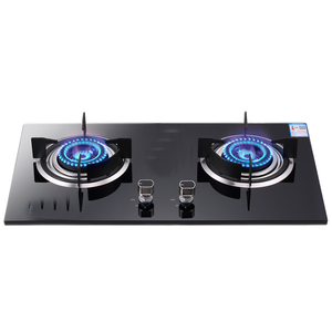 Table de cuisson à gaz encastrable double brûleur à allumage électronique et surface vitrocéramique pour usage domestique – Offre spéciale - Product Image 5