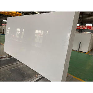 YD אבן מלאכותי לוח קוורץ לבן טהור סיני לבן ננו זכוכית אבן קוורץ משטחי קוורץ למטבחים - Product Image 1