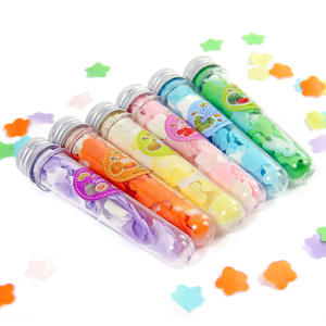 Hoja de jabón portátil versión coreana, caja de tubo de ensayo largo con cubierta de aluminio, regalo de lavado de manos de dibujos animados, jabón, suministros de baño e inodoro - Product Image 3