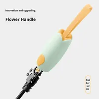 Nouvelle poignée de tulipe, parapluie automatique trois fois et demi enduit de couleur, cadeau de parapluie pour dames, publicité de parapluie de cadeau