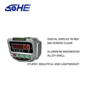 3t Digital Display Hanging Scale Look Directly At The Crane Scale With High Strength Hook