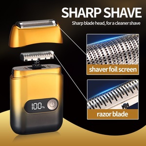 NUEVA Afeitadora Eléctrica con Lámina Dorada, Recortadora de Pelo, Máquina de Afeitar con Pantalla LED Recargable, Recortadora de Barba para Hombres - Product Image 5