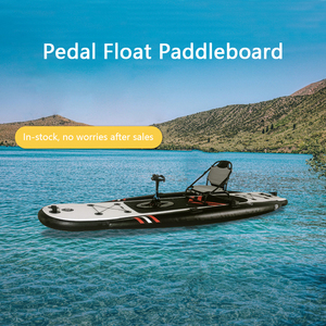 Planches à <span class=keywords><strong>pagaie</strong></span> gonflables à pédale SUP avec siège en aluminium <span class=keywords><strong>planche</strong></span> de surf à siège unique pour 1 personne pour la pêche sportive en plein air - Product Image 2