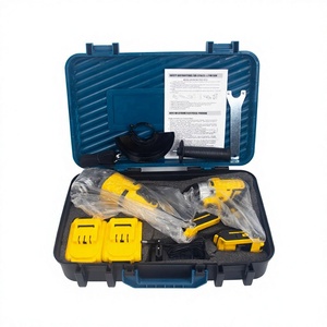 Professional 21V Brushless Cordless Electric Wrench & Angle Grinder Combo Kit 2-Piece OEM Construction Workshop <b>Tool</b> <b>Set</b> - Product Image 2