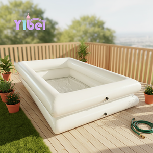 <span class=keywords><strong>สระ</strong></span>ว่ายน้ำเป่าลมพีวีซีทรงสี่เหลี่ยม2*3ม. สำหรับงานแต่งงานดีไซน์สีขาว - Product Image 5