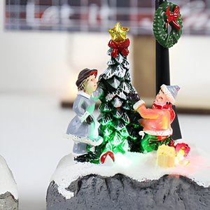 Decorazioni Natalizie, Micro Paesaggi, Piccoli Oggetti Decorativi, Regalo di Natale, <span class=keywords><strong>Casetta</strong></span> in Resina - Product Image 6