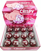 Mainan Cokelat Renyah Tekan Lilin Retak Squishy Bola Penghilang Stres Kontrol Suara Bola Warna-warni Penghilang Stres Mainan Sensorik Fidget Renyah