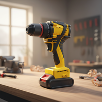 Perceuse à percussion magnétique sans fil 21V à batterie lithium, vitesse variable, vente en gros pour l'industrie manufacturière et le travail des métaux