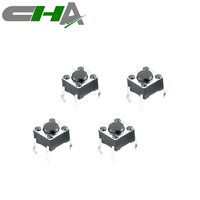 Interrupteur Tactile CHA CTS(M)(A)-4 Série 4*4mm/6x6mm à Montage en Surface/Traversant/Angle Droit pour l'Industrie