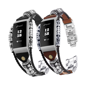 ShanHai Bandes De Rechange Pour <span class=keywords><strong>Fitbit</strong></span> Charge 3 Femmes Métal <span class=keywords><strong>Bracelet</strong></span>/<span class=keywords><strong>Bracelet</strong></span>/Assesories/Bretelles/Wrist Band pour <span class=keywords><strong>Fitbit</strong></span> Charge 3 - Product Image 1