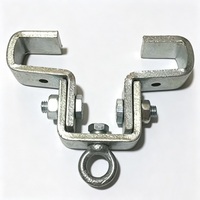 Support de suspension réglable en acier galvanisé pour poutre en I, robuste, pour suspension de tuyaux/câbles