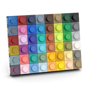 Bebricks Bộ Phận Xây Dựng Loạt 3024 Xây Dựng Khối Bộ Phận Tấm 1x1 Đồ Chơi Gạch Phần Cho Trẻ Em DIY Mô Hình 1*1 Tấm Bộ - Product Image 3