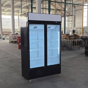 <span class=keywords><strong>Vitrine</strong></span> réfrigérée commerciale pour boissons avec logo personnalisé, éclairage LED, refroidissement direct par air, sans givre - Product Image 4