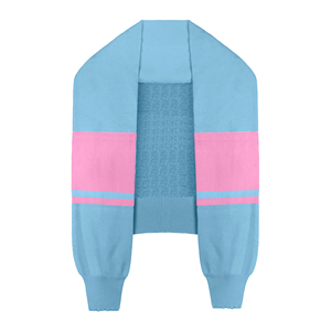Top Casual da <span class=keywords><strong>donna</strong></span> in maglia morbida con Poncho in <span class=keywords><strong>lana</strong></span> e Design Patchwork maglione invernale da sorellanza con Logo anteriore - Product Image 4