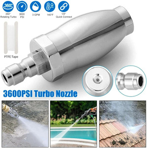 Máquina de Limpieza de Alta Presión de 4000 psi, Kit de Lavado de Autos, Conector Rápido de 1/4 de Pulgada, Boquilla de Turbina Giratoria, Soporte - Product Image 2