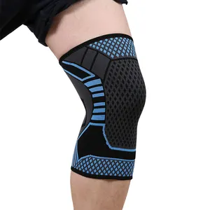 KS-2049 # 健身跑步自行车膝盖垫支持支架弹性尼龙运动压缩膝盖垫袖子