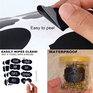 OT ALE holesale Reusable Elf-dhdhesive <span class=keywords><strong>pizarra</strong></span> Vinyl etiquetas pegatinas <span class=keywords><strong>para</strong></span> botellas - Product Image 4