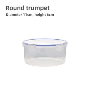 Nevera de cocina moderna, fiambrera <span class=keywords><strong>Rectangular</strong></span> para microondas, resistente al calor, plástico, fruta, almacenamiento de alimentos sellado - Product Image 6