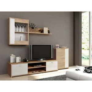 Modern Wooden Melamine Tall Tv Console Cabinet Office Tv Big Home Furniture Cabinet