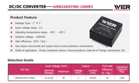 (DC-DC du module d'alimentation) URB2405YMD-10WR3