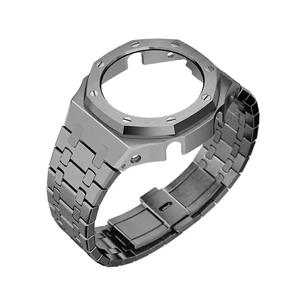 Kit de modification Lionorm Ga2100, boîtier en acier inoxydable de qualité supérieure avec bracelet en silicone pour <span class=keywords><strong>Casio</strong></span> G Shock <span class=keywords><strong>Ga</strong></span> <span class=keywords><strong>2110</strong></span> - Product Image 1