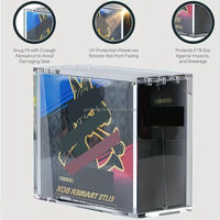 Boîtier de protection en acrylique épaissi pour boîte de rappel TCG, conception OEM d'usine, avec couvercle magnétique