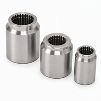 Manchon à cannelures à 28 dents, diamètre extérieur du tuyau 114 mm, compatible avec WAM et SICOMA