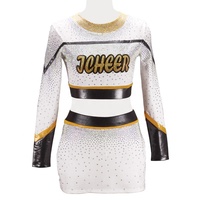 Costume de cheerleader pour lycéenne, uniforme de cheerleading, uniforme de danse All Star, manches longues