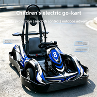 Kart de course électrique à double moteur au lithium 48V, volant et pédales réglables, pour adultes et enfants, usage commercial en parc