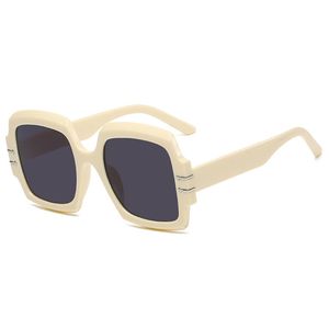 DL-gafas de sol de gran tamaño <span class=keywords><strong>para</strong></span> <span class=keywords><strong>mujer</strong></span>, anteojos de sol con montura cuadrada Retro, diseño moderno, de lujo, coloridas, <span class=keywords><strong>2022</strong></span> - Product Image 3