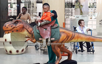 Machine à monter à dos de dinosaure, dinosaures animatroniques à monter pour enfants