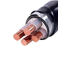 Câble d'alimentation industriel YUWAN YJV3*6+1*4 450V à basse tension, conducteur en cuivre, gaine en PVC, ignifuge classe C, Hebei
