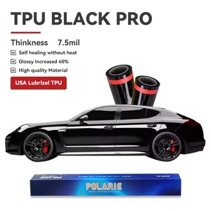 Glossy Tpu Black Car Bra Hydrophobic Black Ppf Paint protection Film - Product Image 5