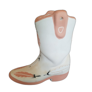 Céramique Vintage Poterie Cowboy Boot-<span class=keywords><strong>Sud</strong></span> <span class=keywords><strong>Ouest</strong></span> Décor - Product Image 1