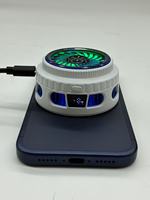 Pendingin Ponsel untuk Gaming Mobile, Esports, Streaming, Pendingin Semikonduktor, Kontrol Suhu AI, RGB, Tipe-C, Perekat Magnetik