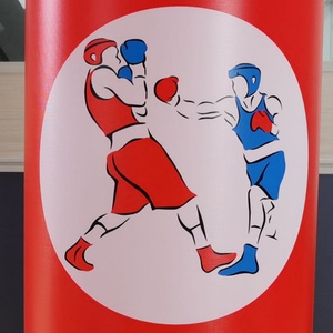 Saco de Boxeo Inflable de PVC con Forma de Tigre, para Niños, Gimnasio en Casa, Entrenamiento de Patadas y Boxeo - Product Image 3