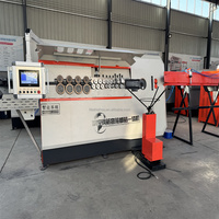 Máquina Automática CNC para Doblar Barras de Acero, Dobladora y Cortadora de Anillos de Acero Deformado, Controlada por PLC, Motor de Alta Precisión